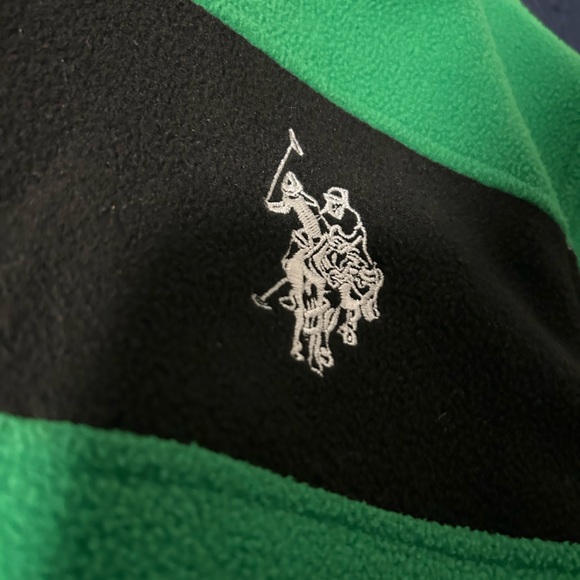 U.S. Polo Assn. reversible green and black light jacket Size Medium US - Picture 6 of 8